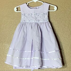 Bonnie Baby lavender dress 